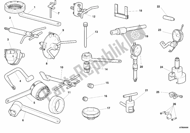 All parts for the Workshop Service Tools, Engine of the Ducati Supersport 750 SS 2000